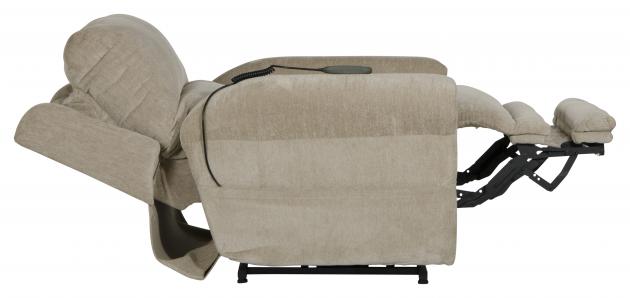 Warner Power Headrest w/Lumbar Power Lay Flat Recliner 3