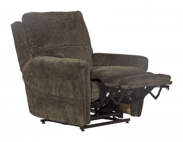 Warner Power Headrest w/Lumbar Power Lay Flat Recliner 3