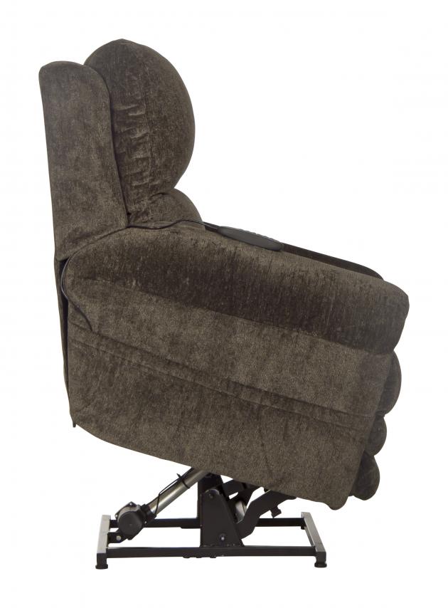 Warner Power Headrest w/Lumbar Power Lay Flat Recliner