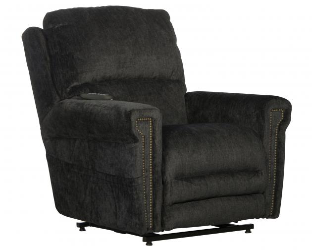 Warner Power Headrest w/Lumbar Power Lay Flat Recliner