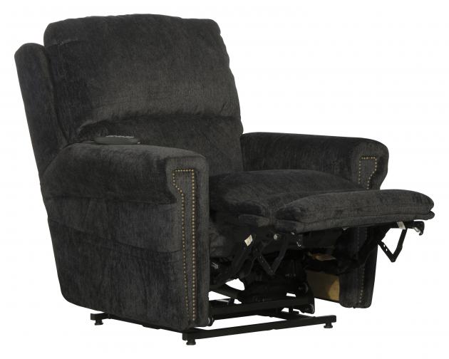 Warner Power Headrest w/Lumbar Power Lay Flat Recliner 3