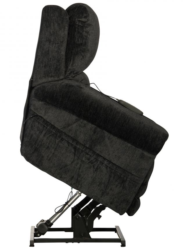 Warner Power Headrest w/Lumbar Power Lay Flat Recliner 3