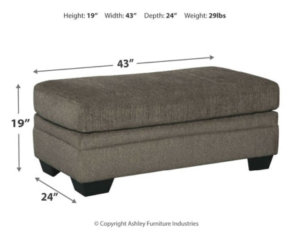 Dorsten Chair and Ottoman