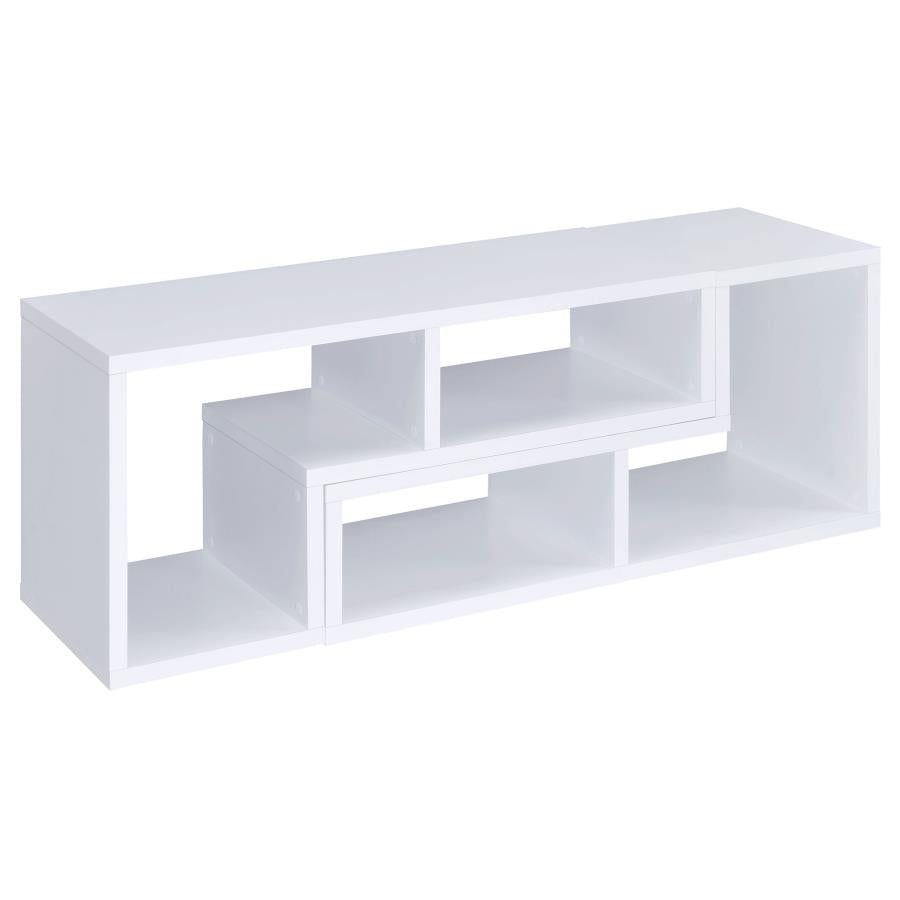 Velma White Bookcase / Tv Stand