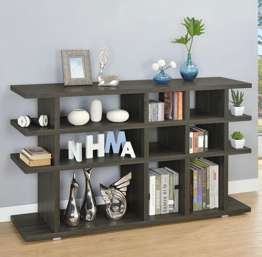 Santos Grey Console Bookcase