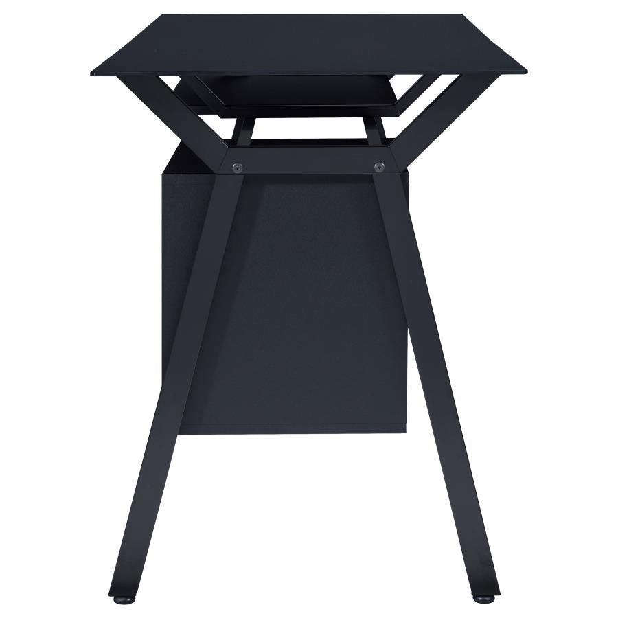 Weaving Black Computer Desk