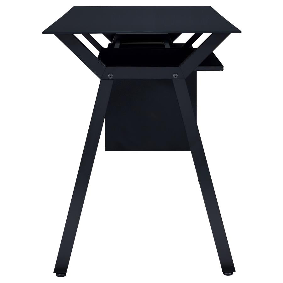 Weaving Black Computer Desk