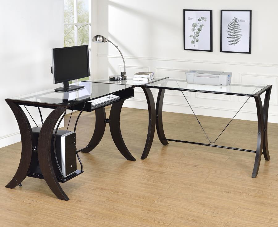 Monterey Brown L-shape Desk