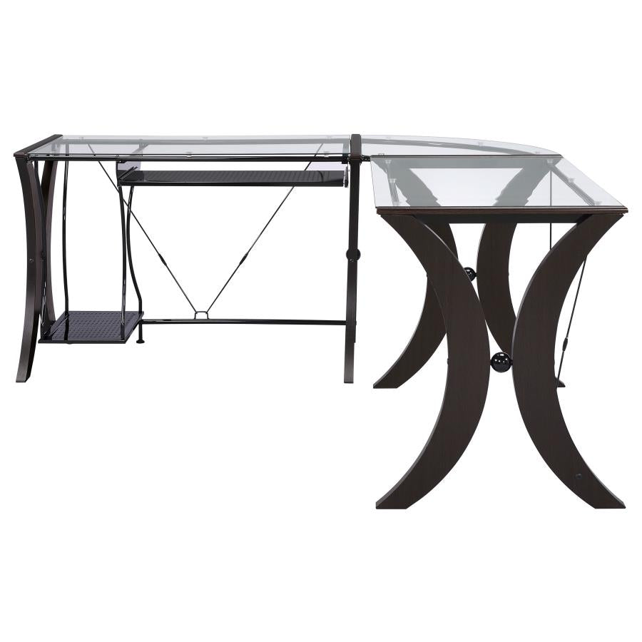 Monterey Brown L-shape Desk