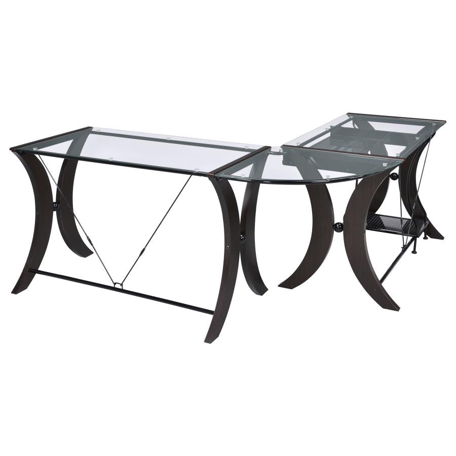 Monterey Brown L-shape Desk