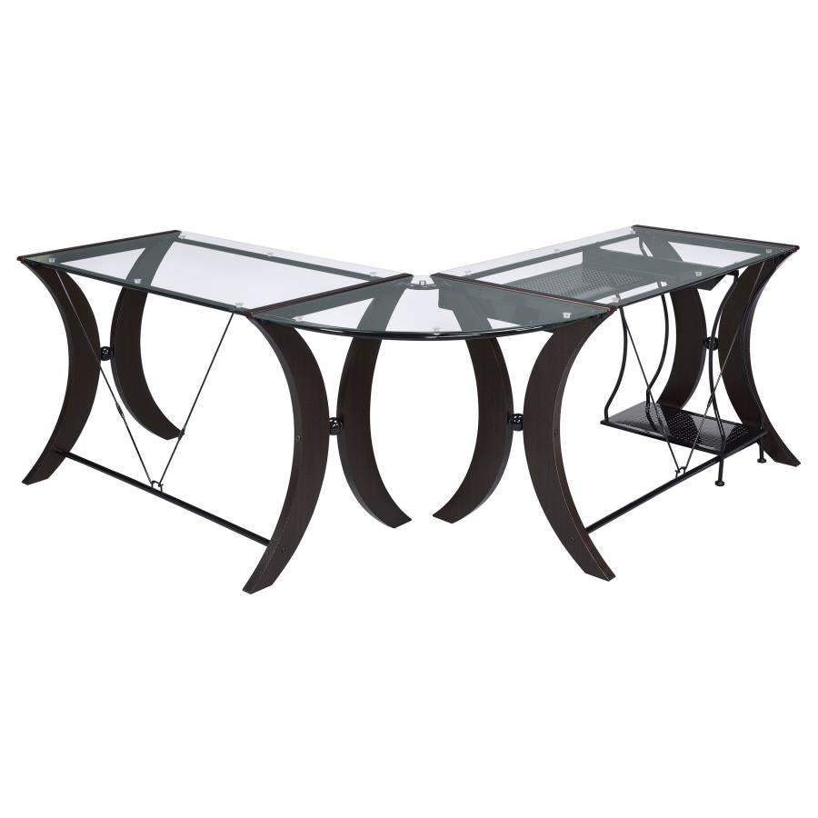 Monterey Brown L-shape Desk