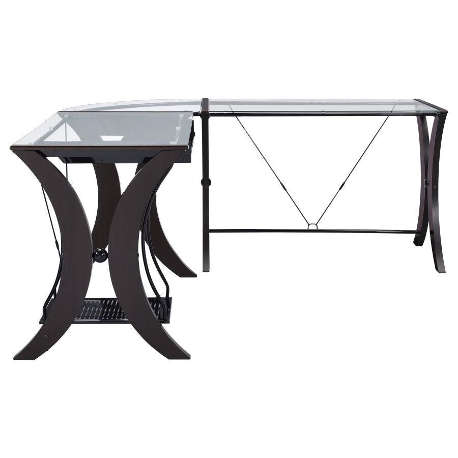 Monterey Brown L-shape Desk