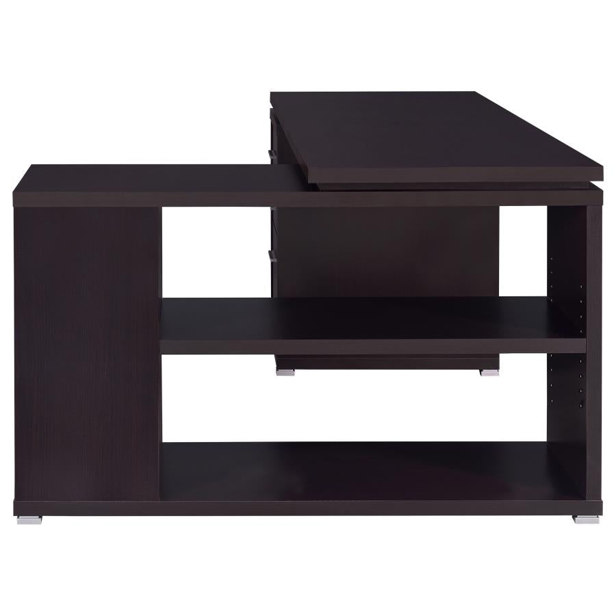 Yvette Brown L-shape Desk