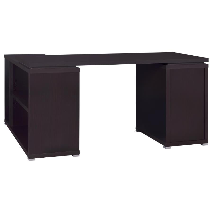 Yvette Brown L-shape Desk