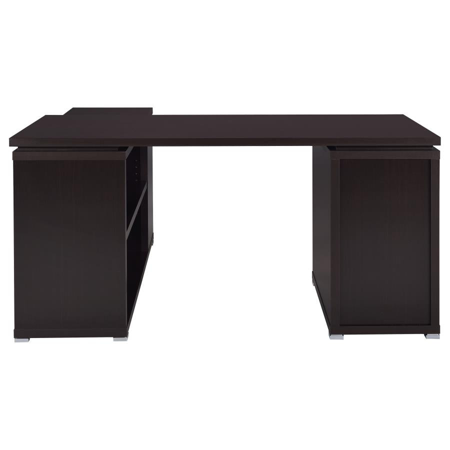 Yvette Brown L-shape Desk