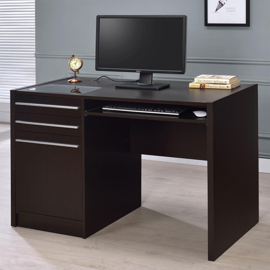Halston Brown Computer Desk