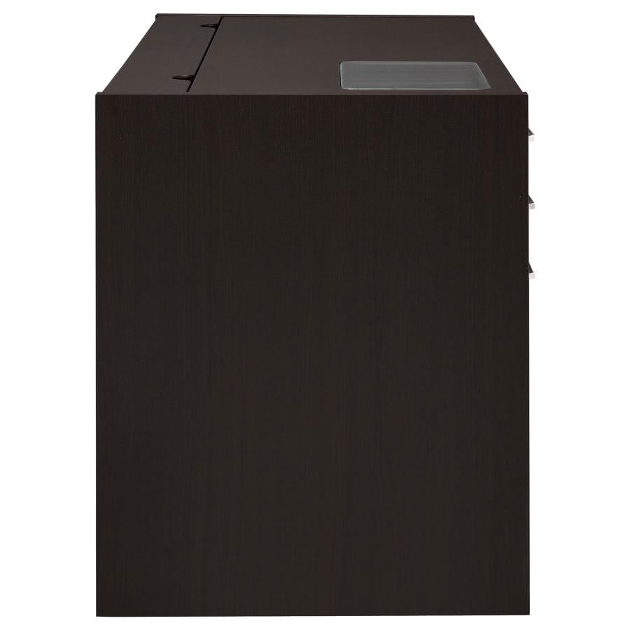 Halston Brown Computer Desk