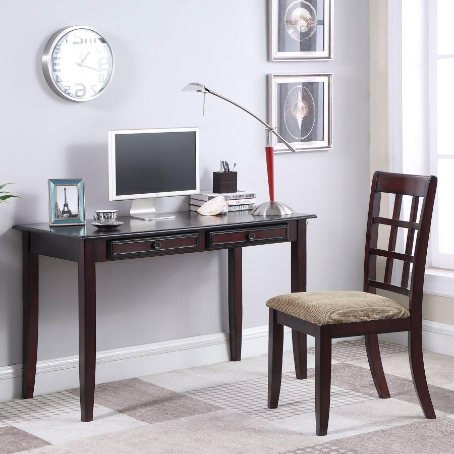 Newton Brown 2 Pc Desk Set