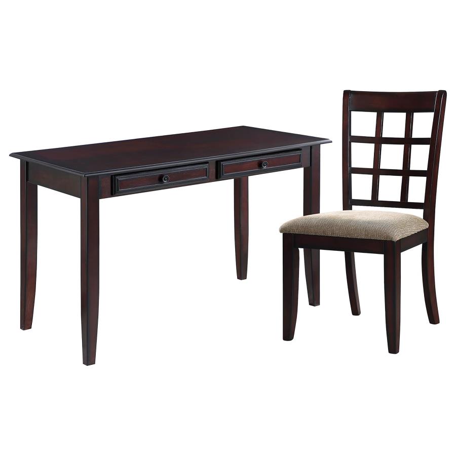 Newton Brown 2 Pc Desk Set