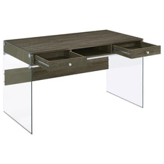 Dobrev Grey Writing Desk