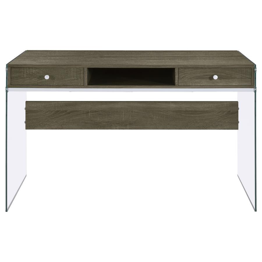 Dobrev Grey Writing Desk