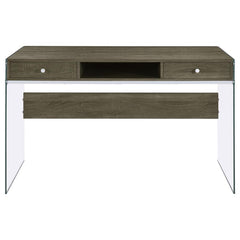 Dobrev Grey Writing Desk