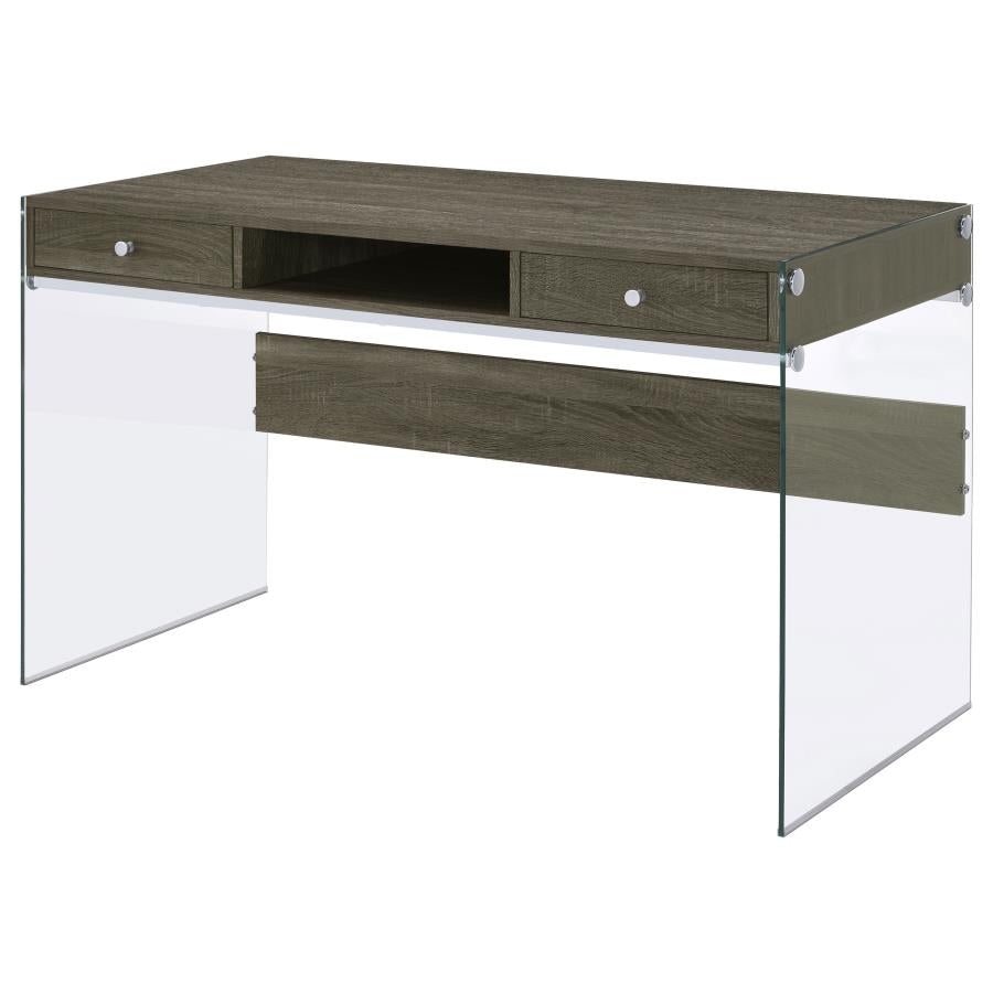 Dobrev Grey Writing Desk