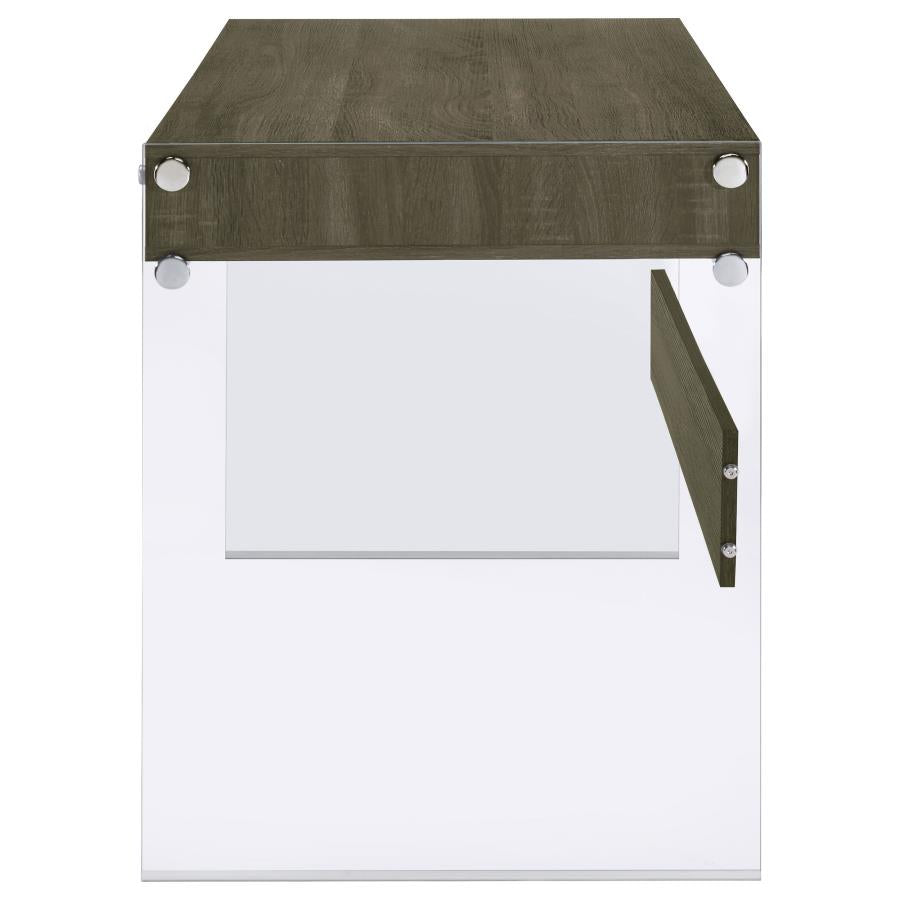 Dobrev Grey Writing Desk
