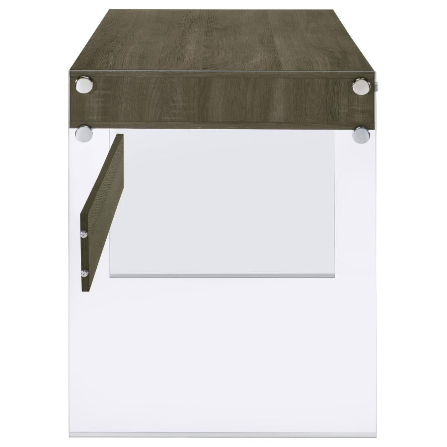 Dobrev Grey Writing Desk