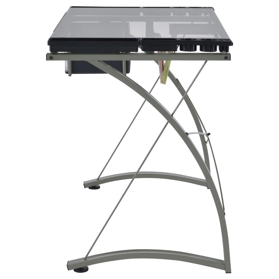 Melo Grey Drafting Desk