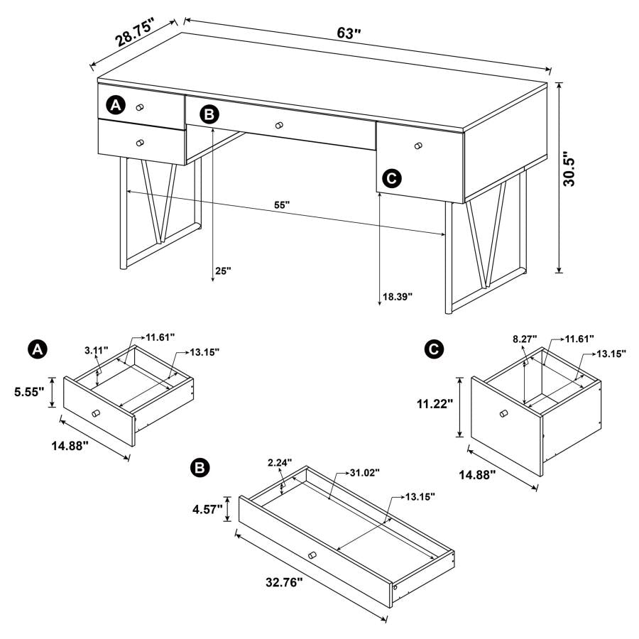 Analiese Brown Writing Desk
