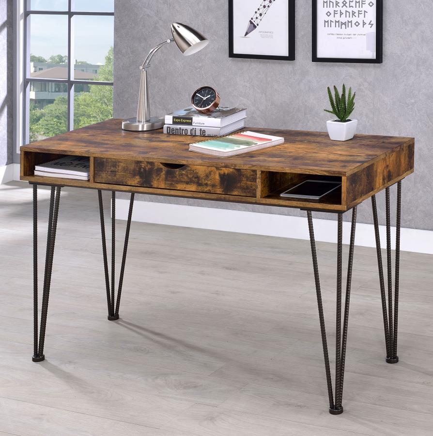 Olvera Brown Writing Desk