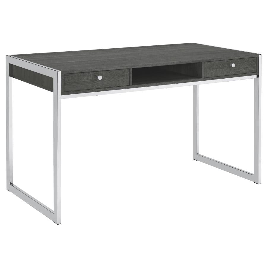 Wallice Grey Writing Desk