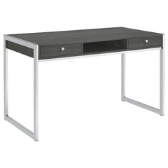 Wallice Grey Writing Desk
