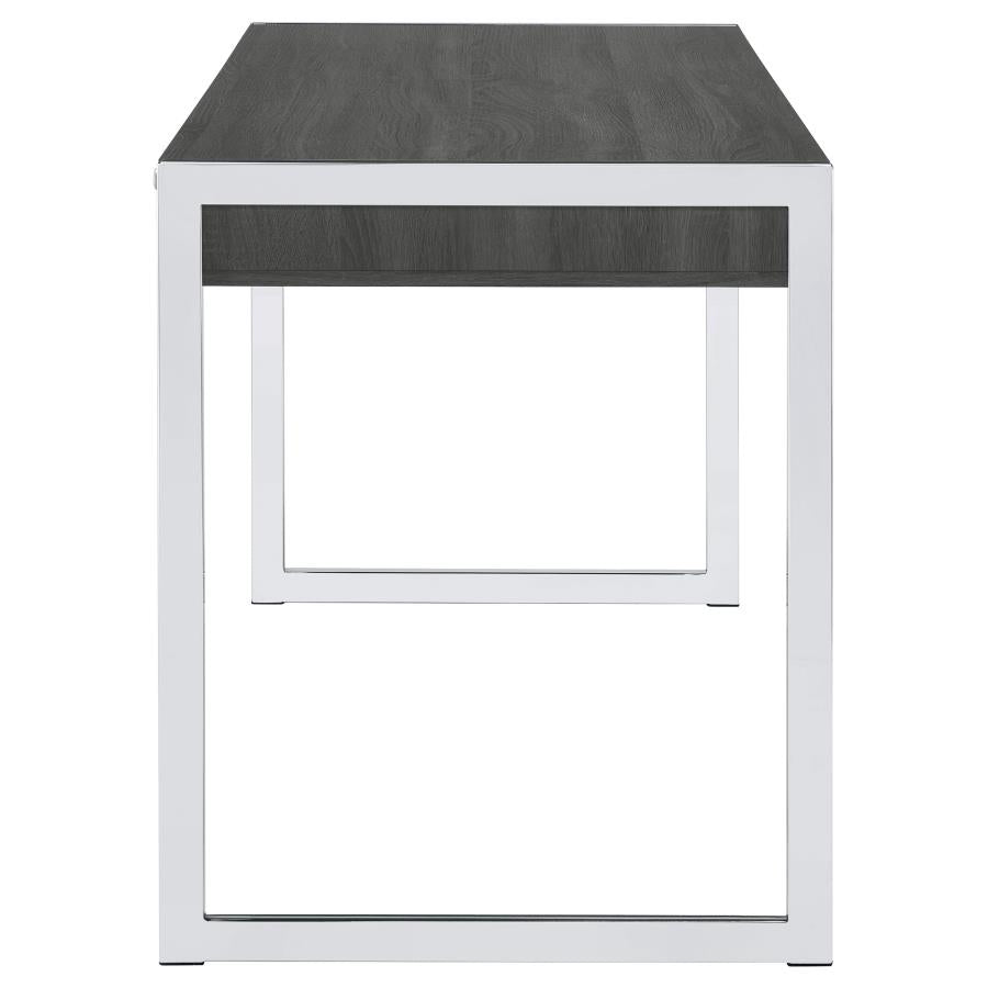 Wallice Grey Writing Desk