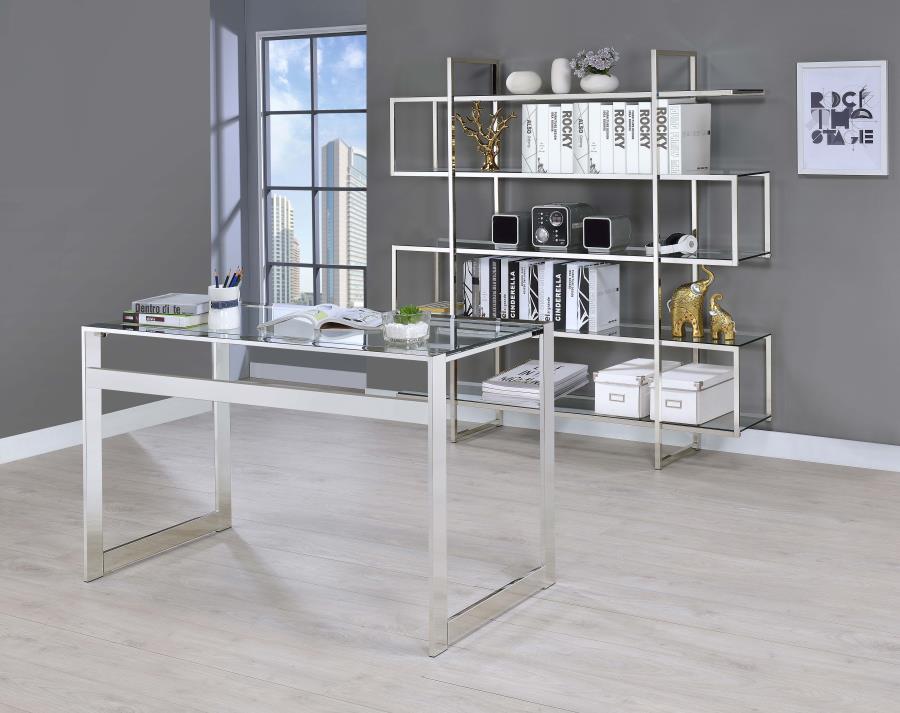 Elmer Silver Bookcase