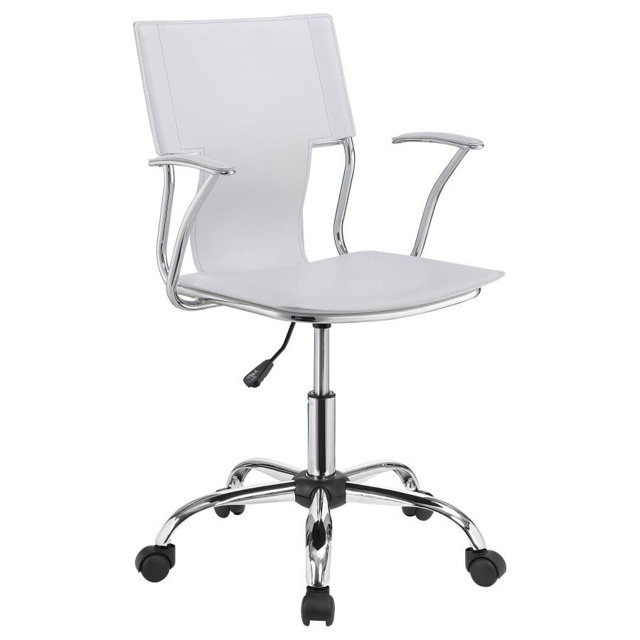 Himari White Office Chair