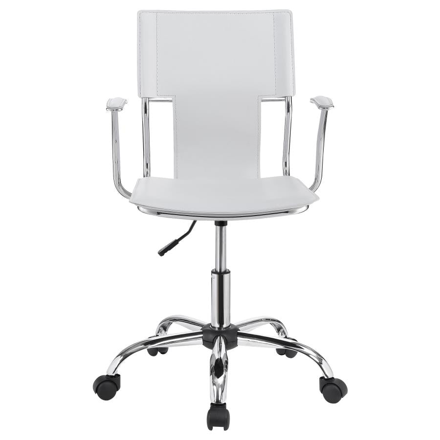 Himari White Office Chair