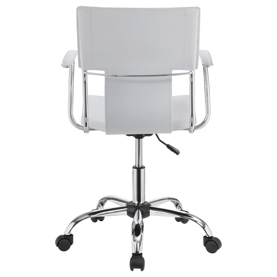 Himari White Office Chair