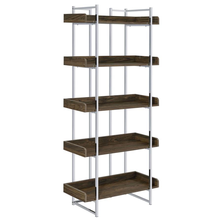 Angelica Brown Bookcase