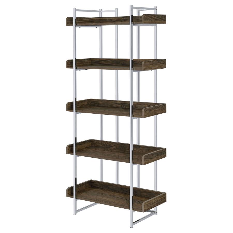 Angelica Brown Bookcase