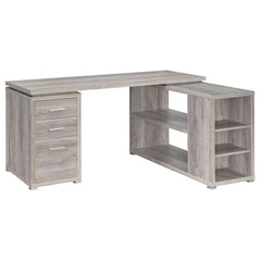 Yvette Grey L-shape Desk
