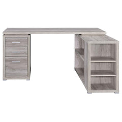 Yvette Grey L-shape Desk