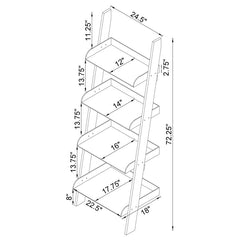 Amaturo Clear Bookcase