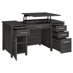 Dylan Grey Lift Top Computer Desk