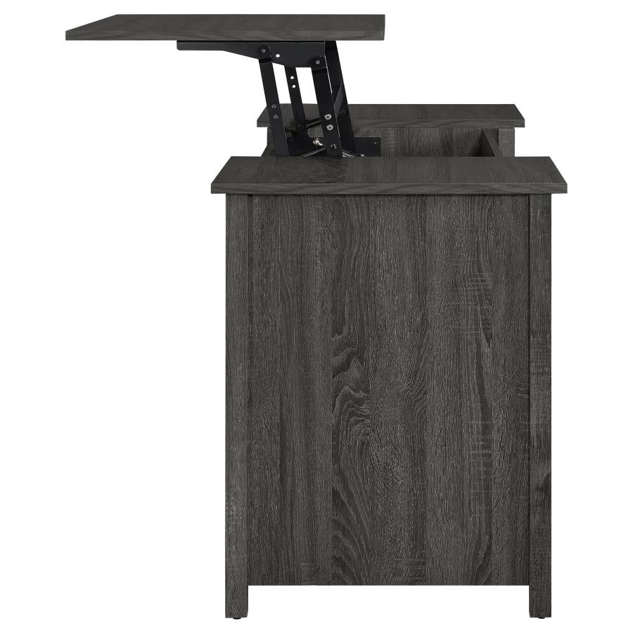 Dylan Grey Lift Top Computer Desk