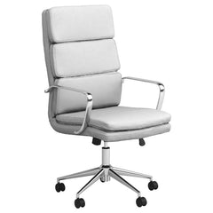 Ximena White Office Chair