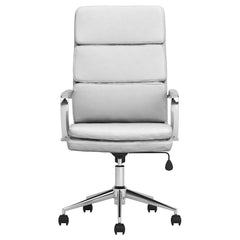 Ximena White Office Chair
