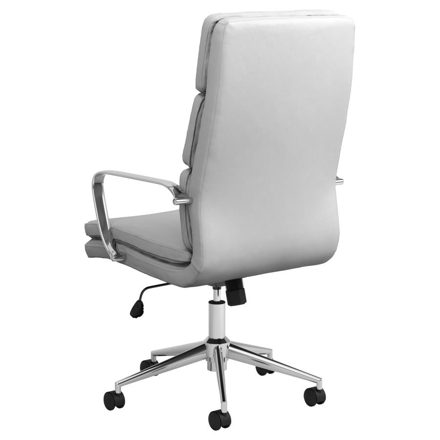 Ximena White Office Chair