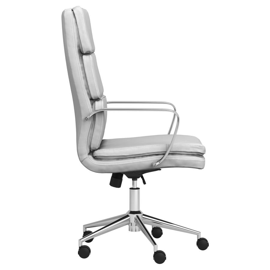 Ximena White Office Chair